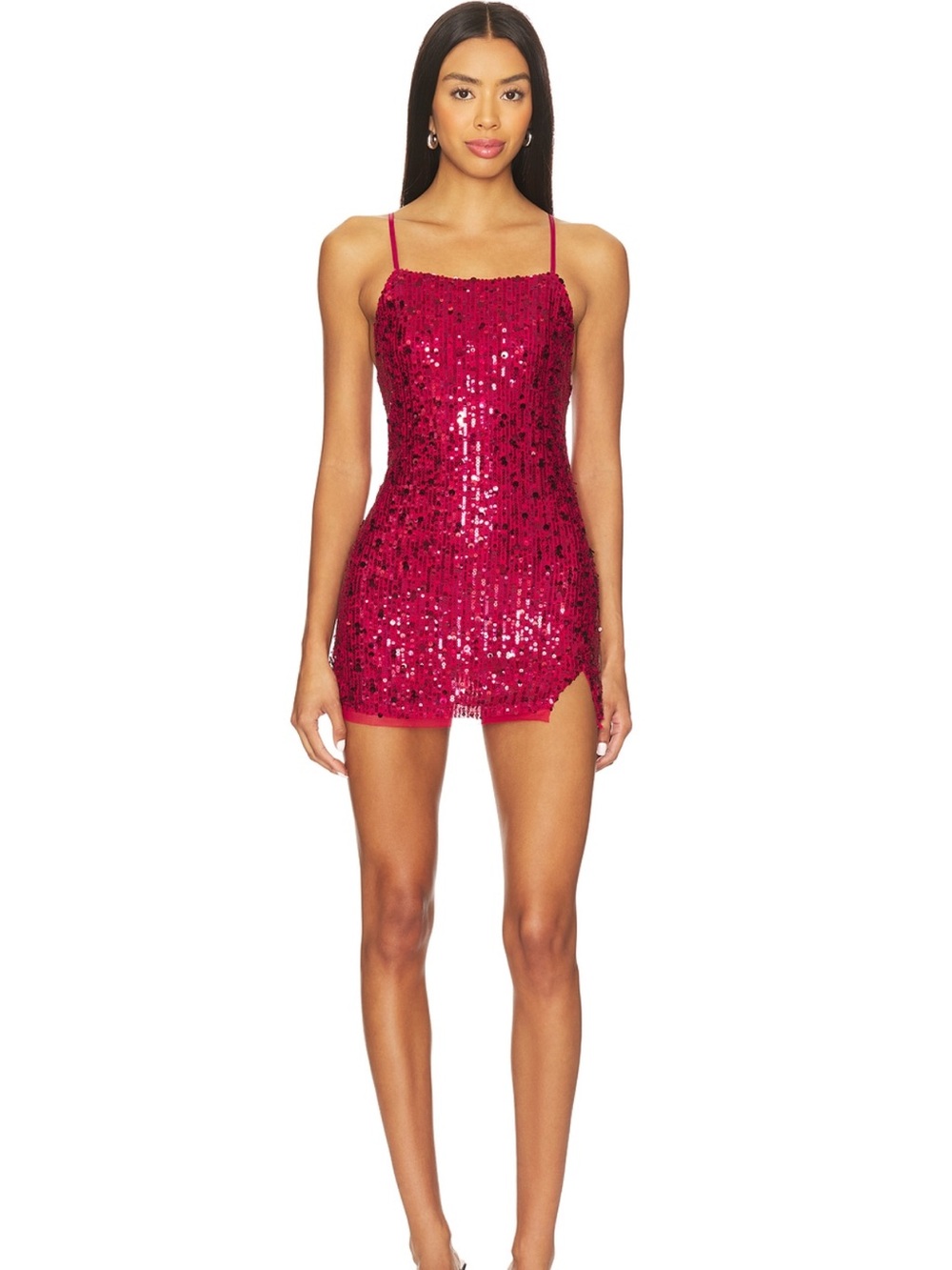 Free People Midnight Kiss Mini Slip Dress